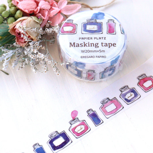 Legaro Papiro Washi Tape - Ink Bottle