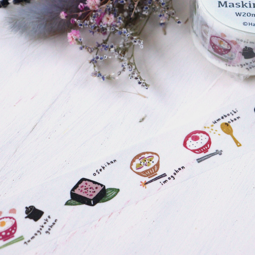 Hankodori Washi Tape - Japanese Food