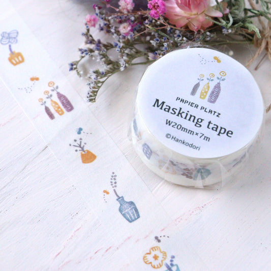 Hankodori Washi Tape - Flowers
