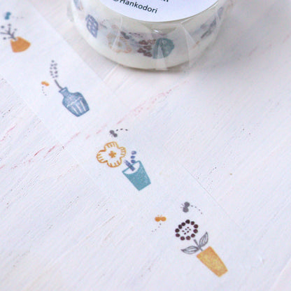 Hankodori Washi Tape - Flowers