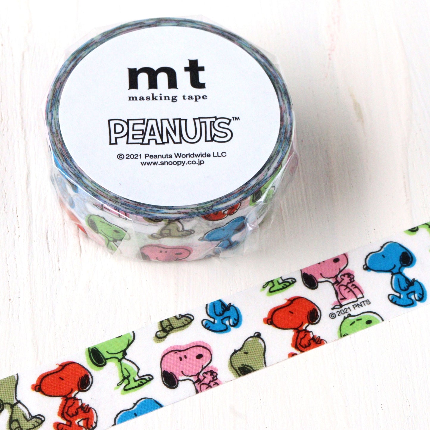 Snoopy x mt Washi Tape - Colorful