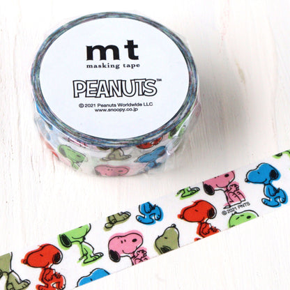 Snoopy x mt Washi Tape - Colorful