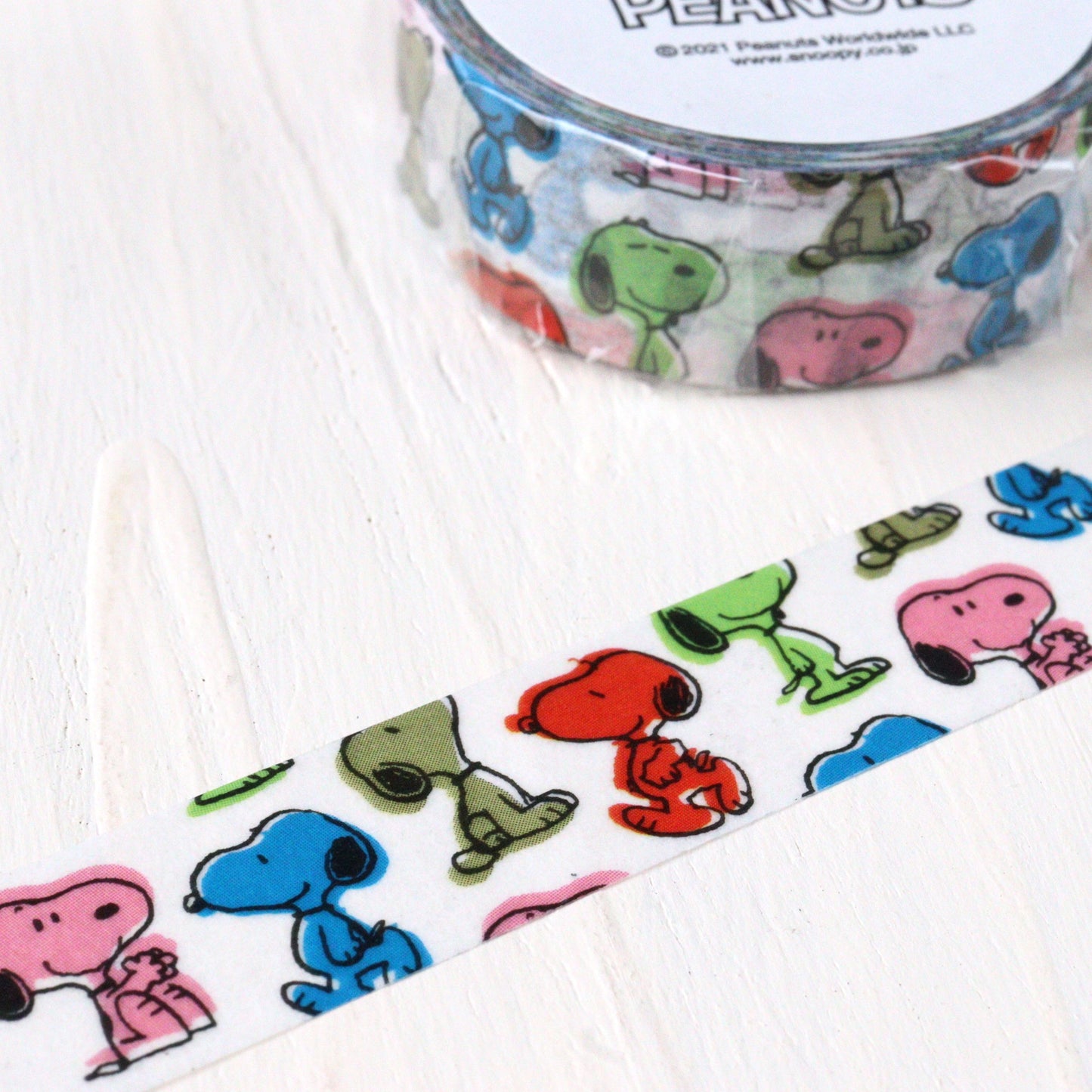 Snoopy x mt Washi Tape - Colorful