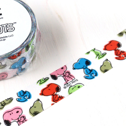 Snoopy x mt Washi Tape - Colorful
