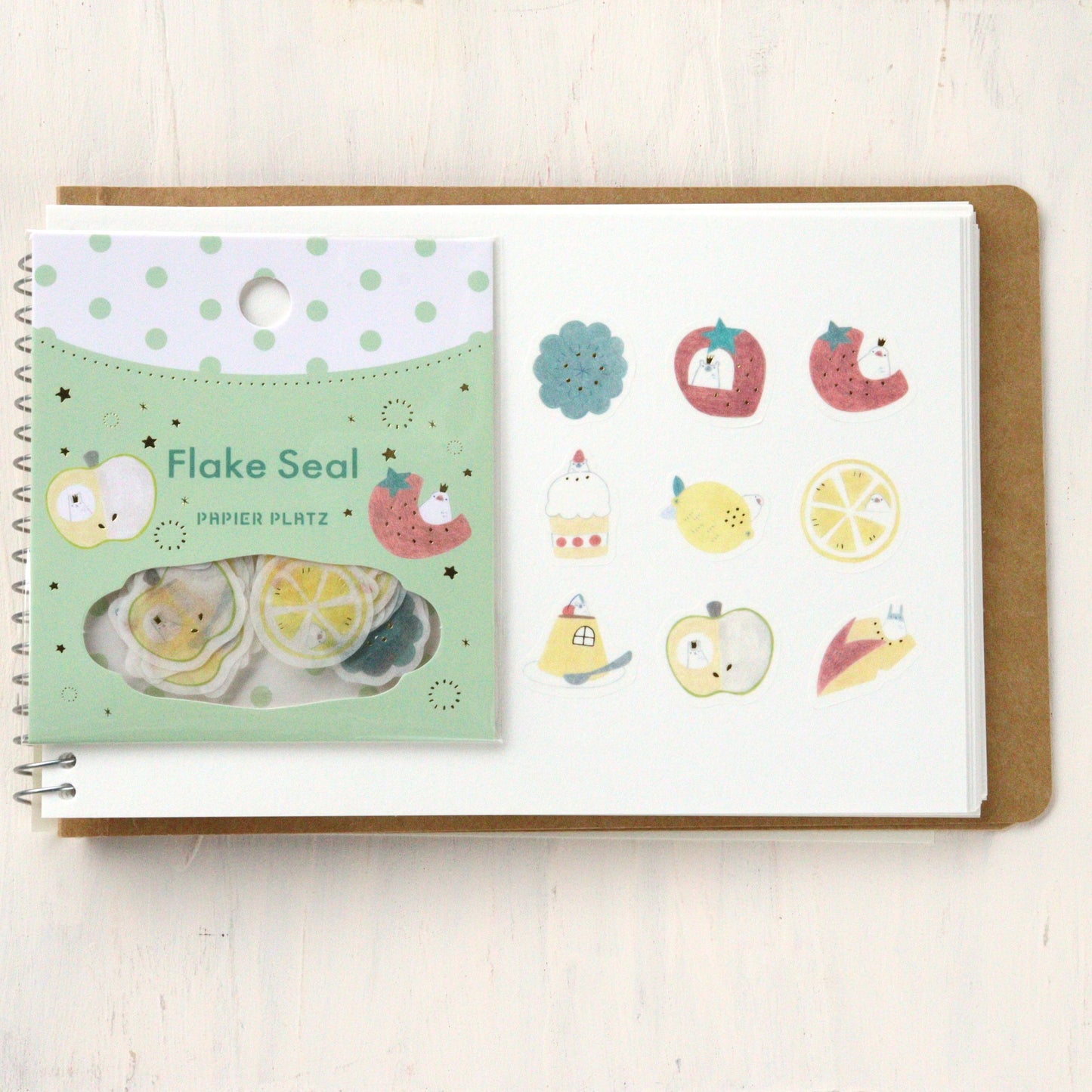 Hal Flake Stickers - Fruits