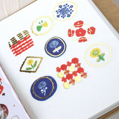 Kurogoma Flake Stickers - Flowers