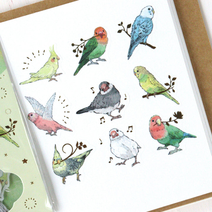 Milina Flake Stickers - Birds