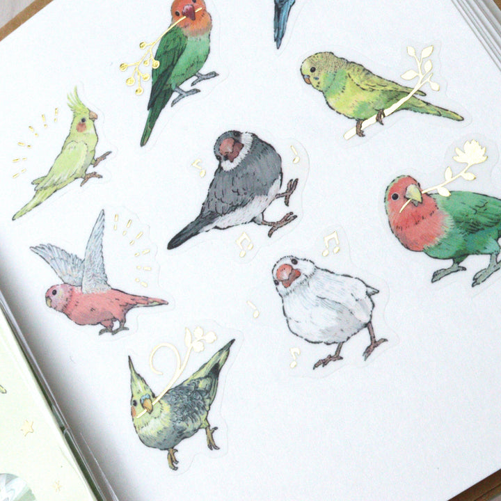 Milina Flake Stickers - Birds