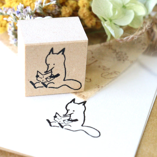 CTFJ x momoro Fox Rubber Stamp - Love Letter