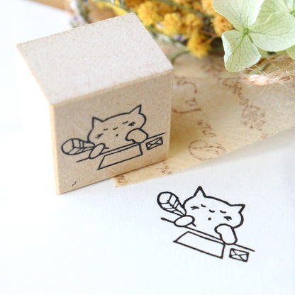 CTFJ x momoro Cat Rubber Stamp - Thinking of You