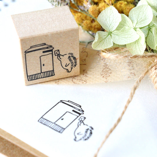 CTFJ x momoro Hedgehog Rubber Stamp - Love Letter