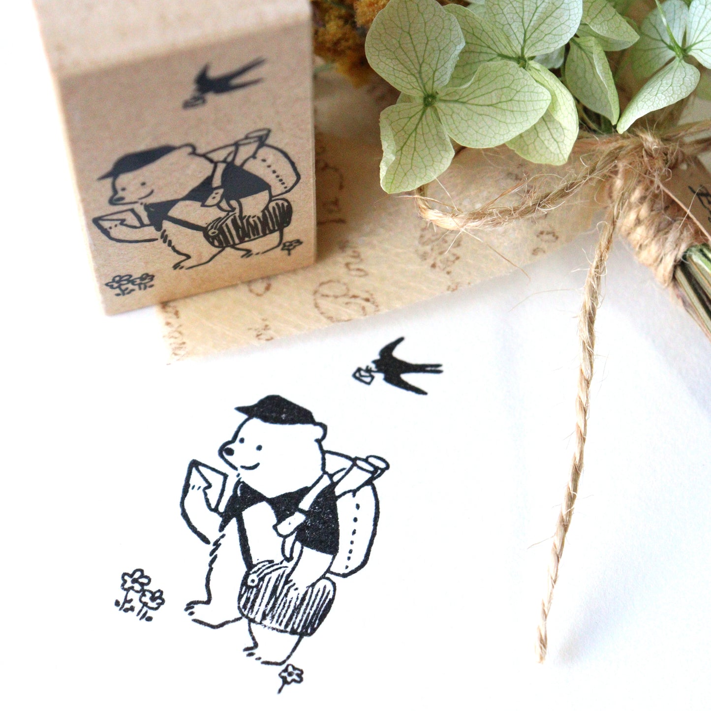 CTFJ x momoro Polar Bear Rubber Stamp - Postman