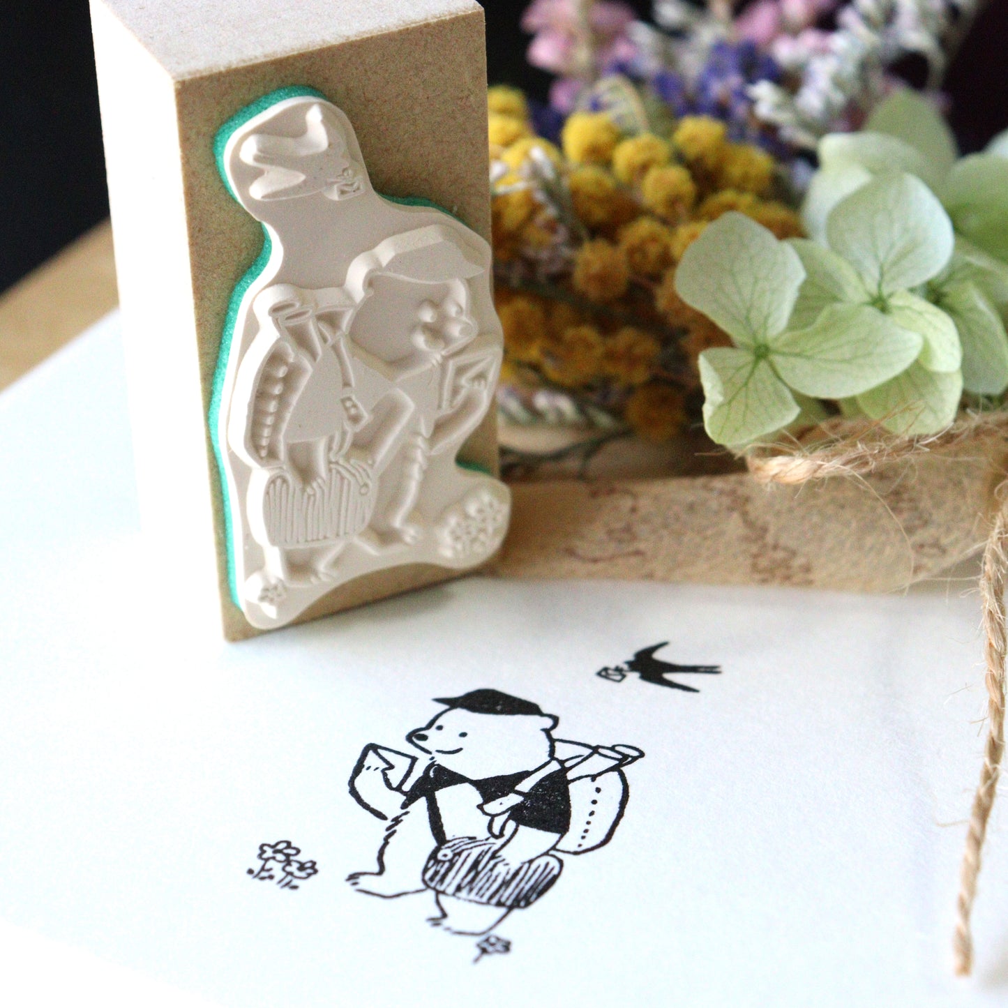 CTFJ x momoro Polar Bear Rubber Stamp - Postman