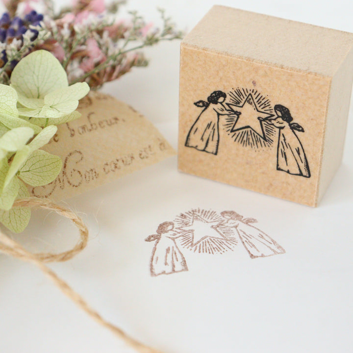 CTFJ x tales on the desk Rubber Stamp - Angels