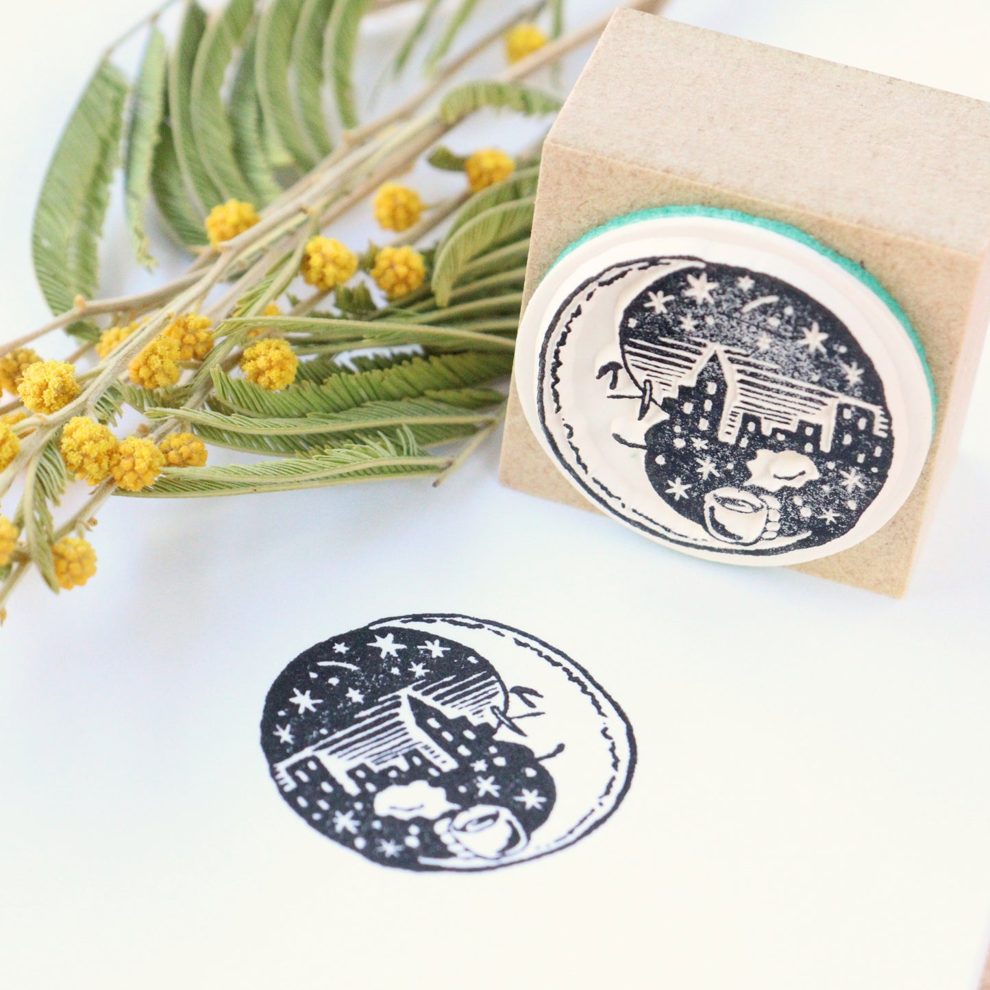 Rubber Stamp - Cafe Time