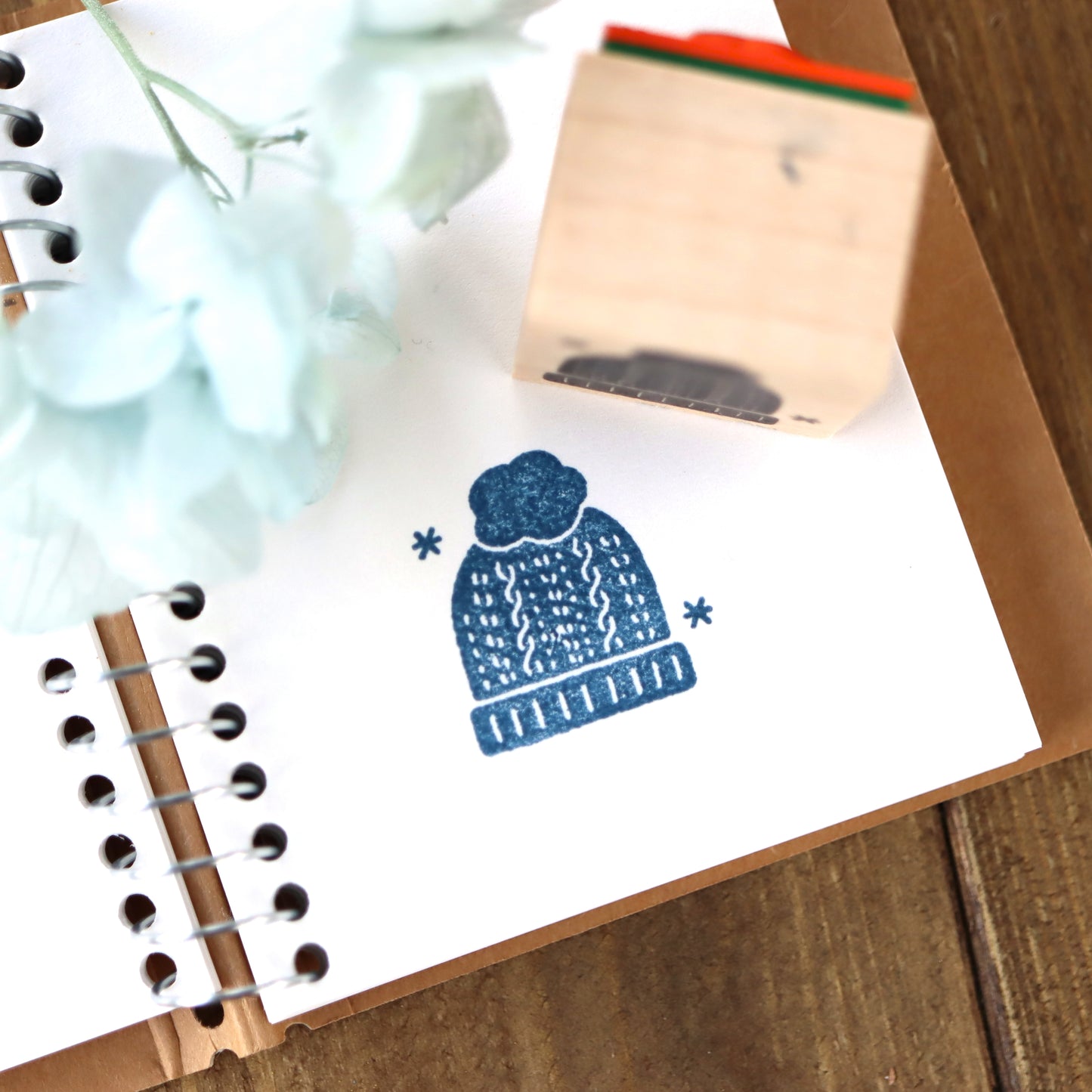 Limited Edition Rubber Stamp - Knit Hat