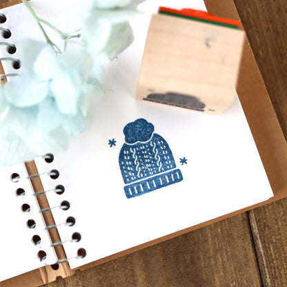 Limited Edition Rubber Stamp - Knit Hat