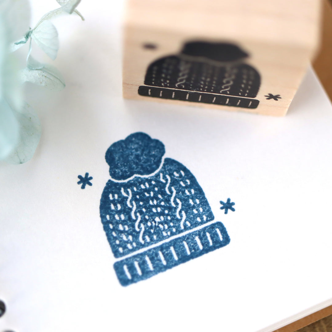 Limited Edition Rubber Stamp - Knit Hat