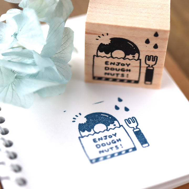 Limited Edition Rubber Stamp - Doughnuts