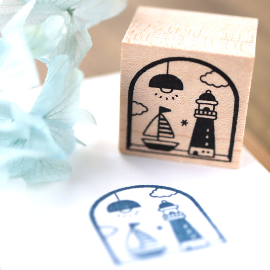 Last Stock Limited Edition Rubber Stamp - From the Window