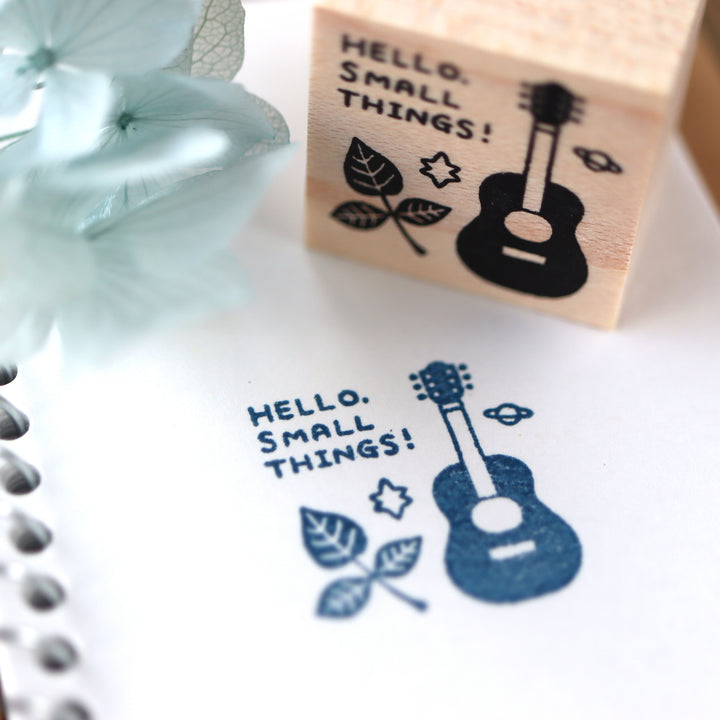 Limited Edition Rubber Stamp - Hello Small Things