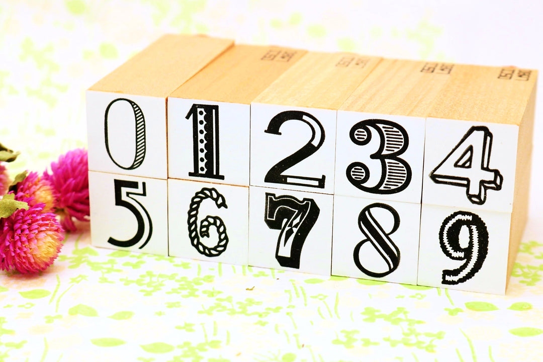 Rubber Stamp - Numbers