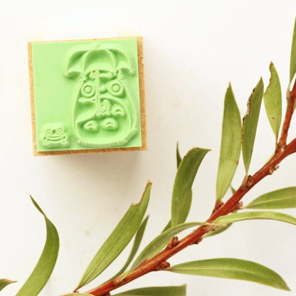 Totoro Rubber Stamp - Rain