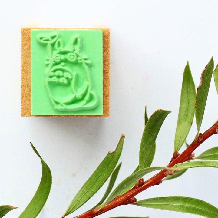 Totoro Rubber Stamp - Leaf