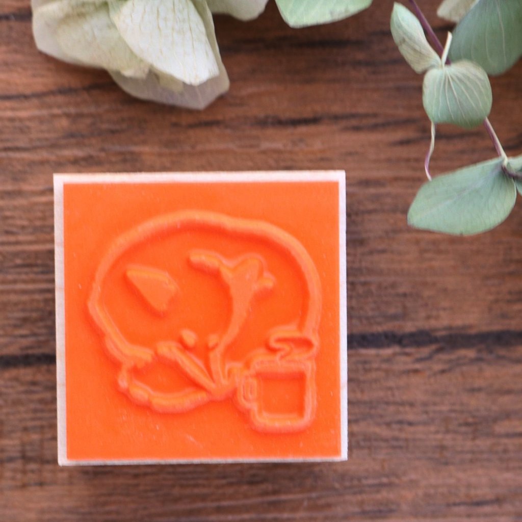 momoro Fox Rubber Stamp - Coffee Time