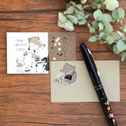 momoro Note Card - Bear's Coffee Shop