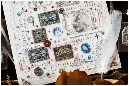 Lin Chia Ning Washi Tape - Antique Stamp