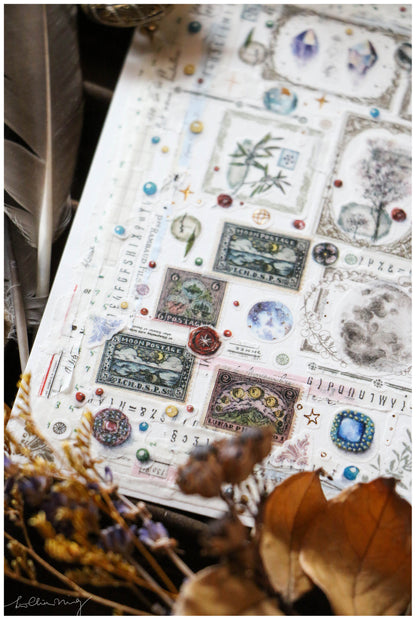Lin Chia Ning Washi Tape - Antique Stamp