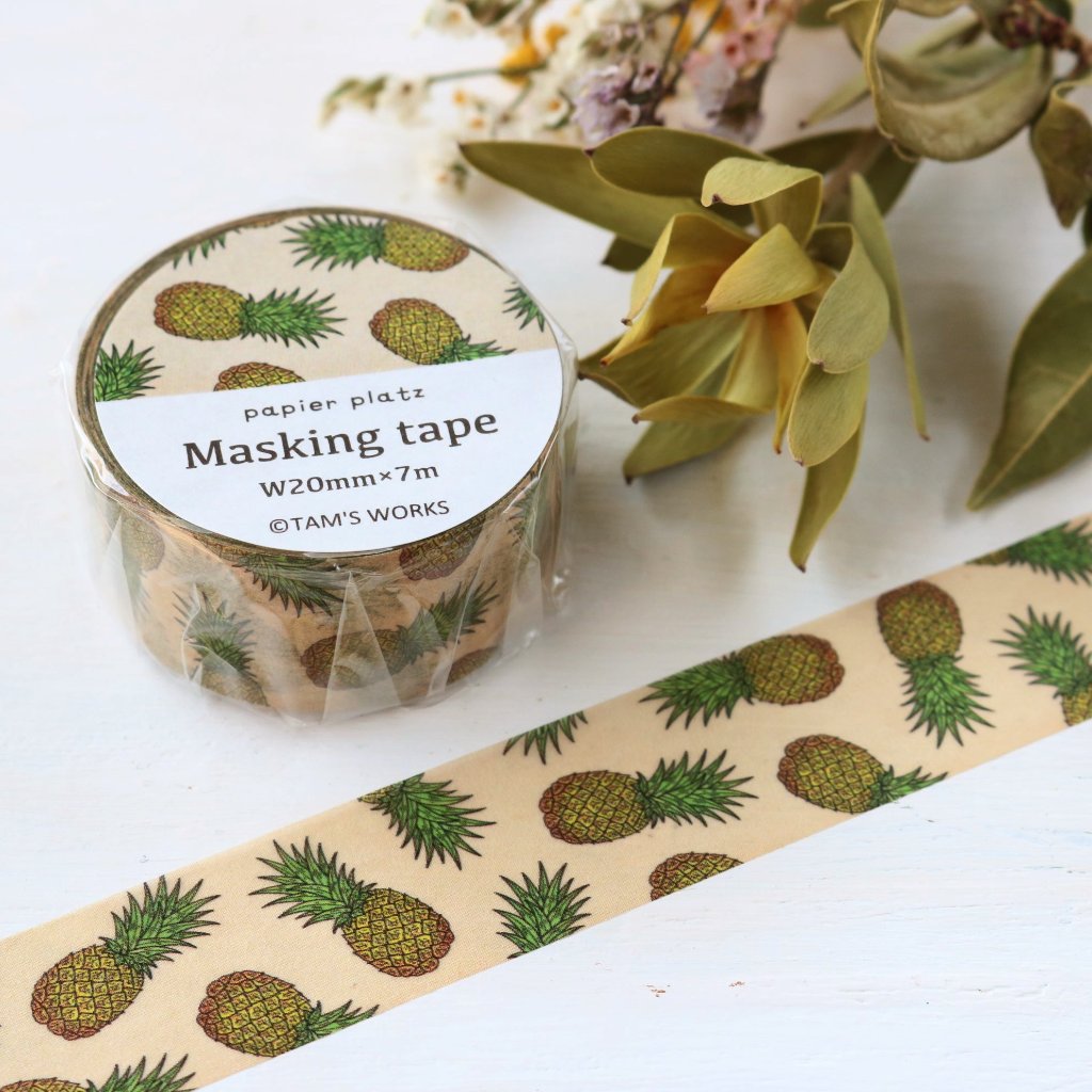 Tam's Works Washi Tape - Pineapple
