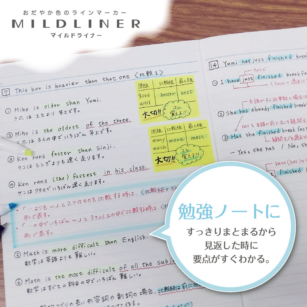 Zebra / Mildliner Highlighters - Shitashimi (5 Colors)