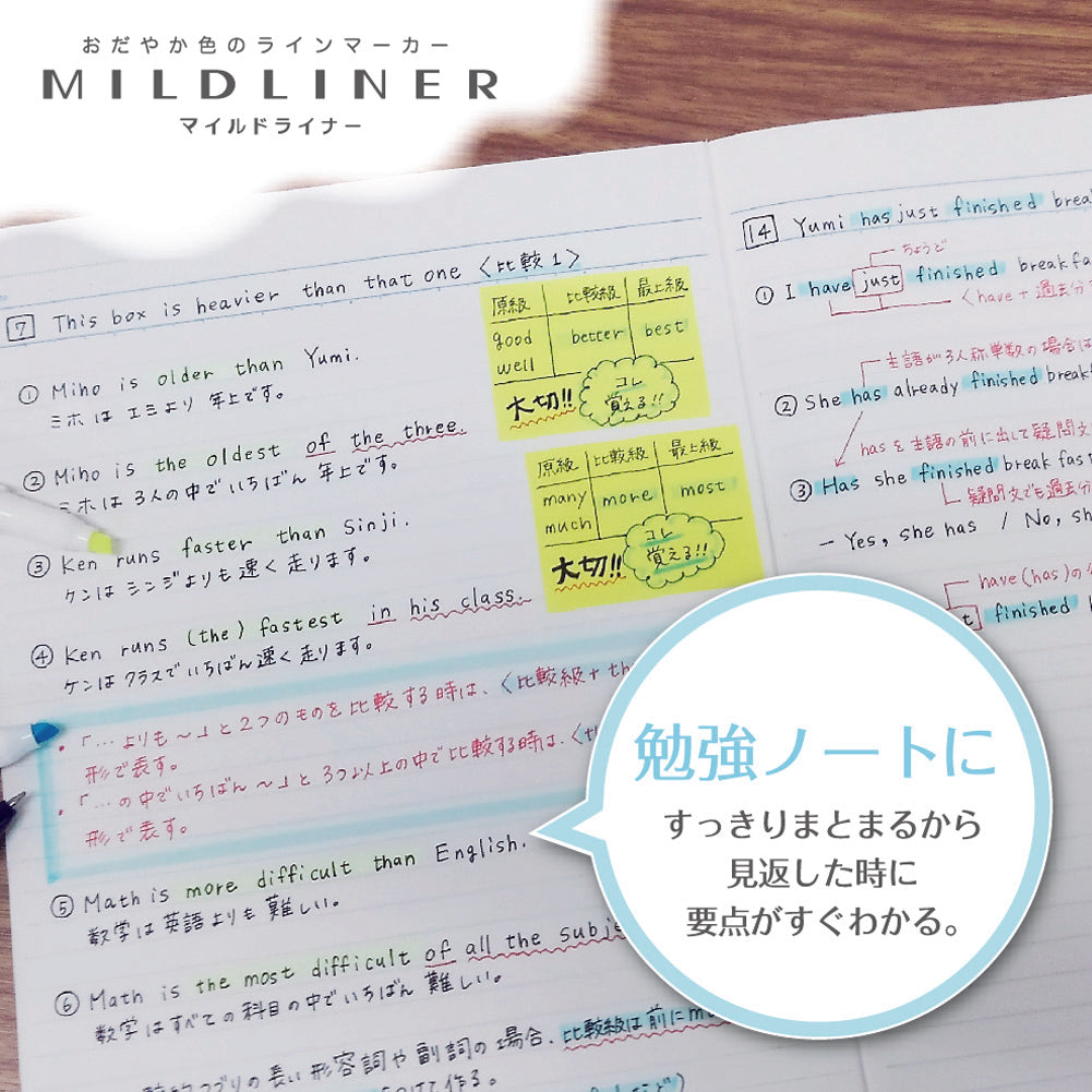 Zebra / Mildliner Highlighters - Shitashimi (5 Colors)