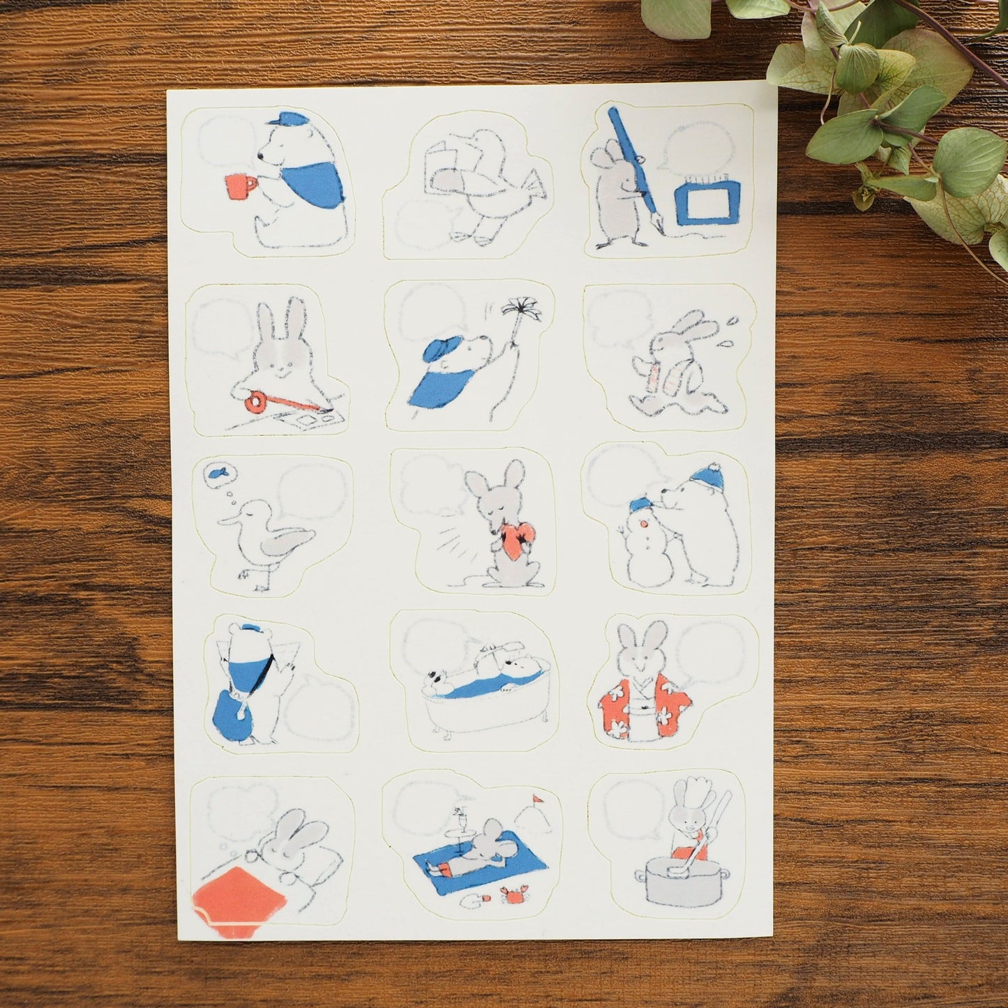 CTFJ x momoro Animal Stickers - Mr. Postman