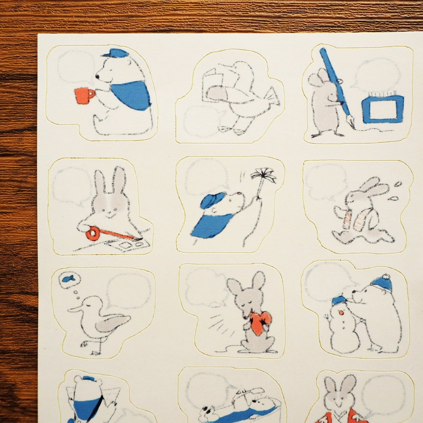 CTFJ x momoro Animal Stickers - Mr. Postman