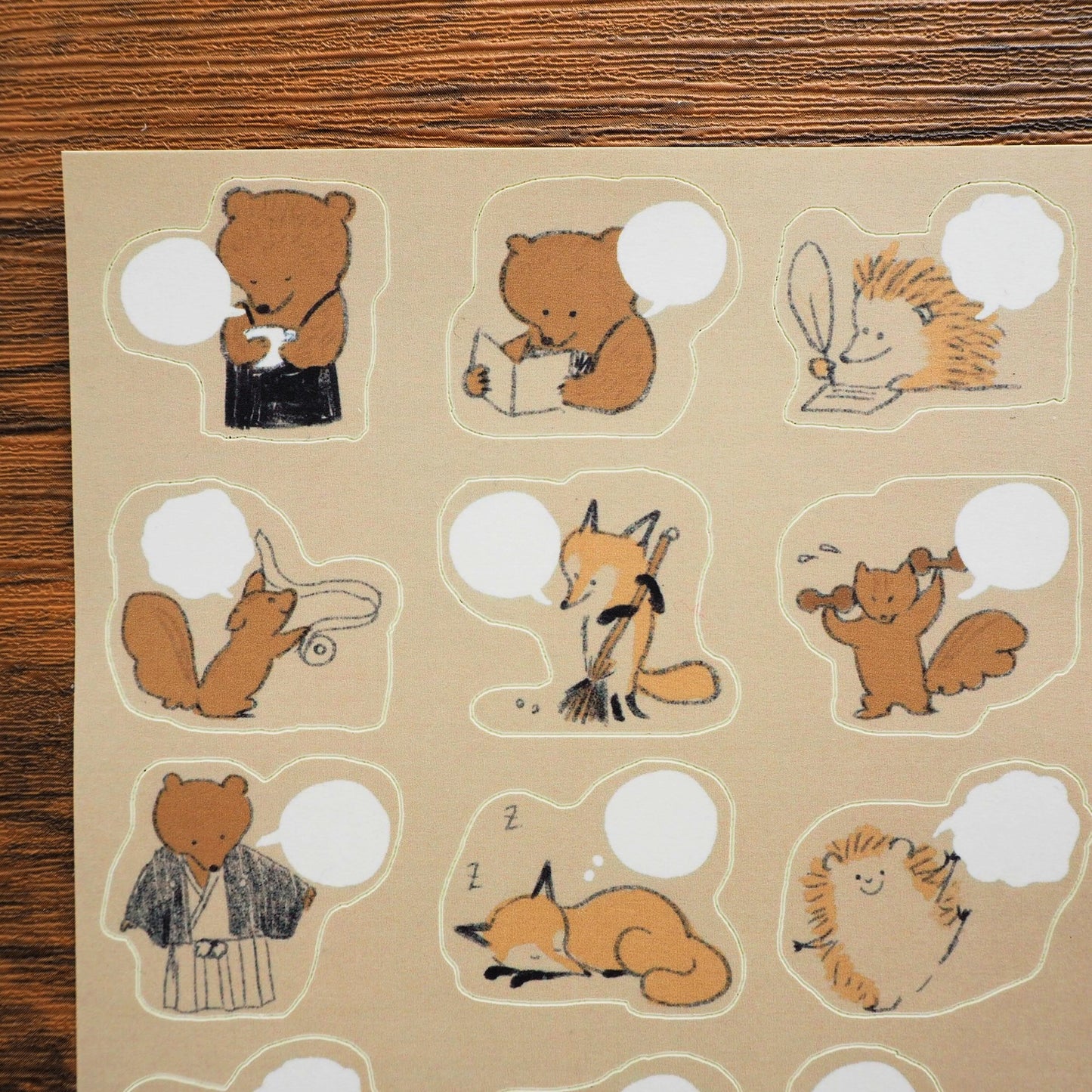 CTFJ x momoro Stickers - Bear's Coffee Shop