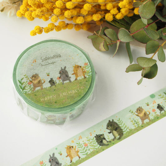 Washi Tape - Happy Animals