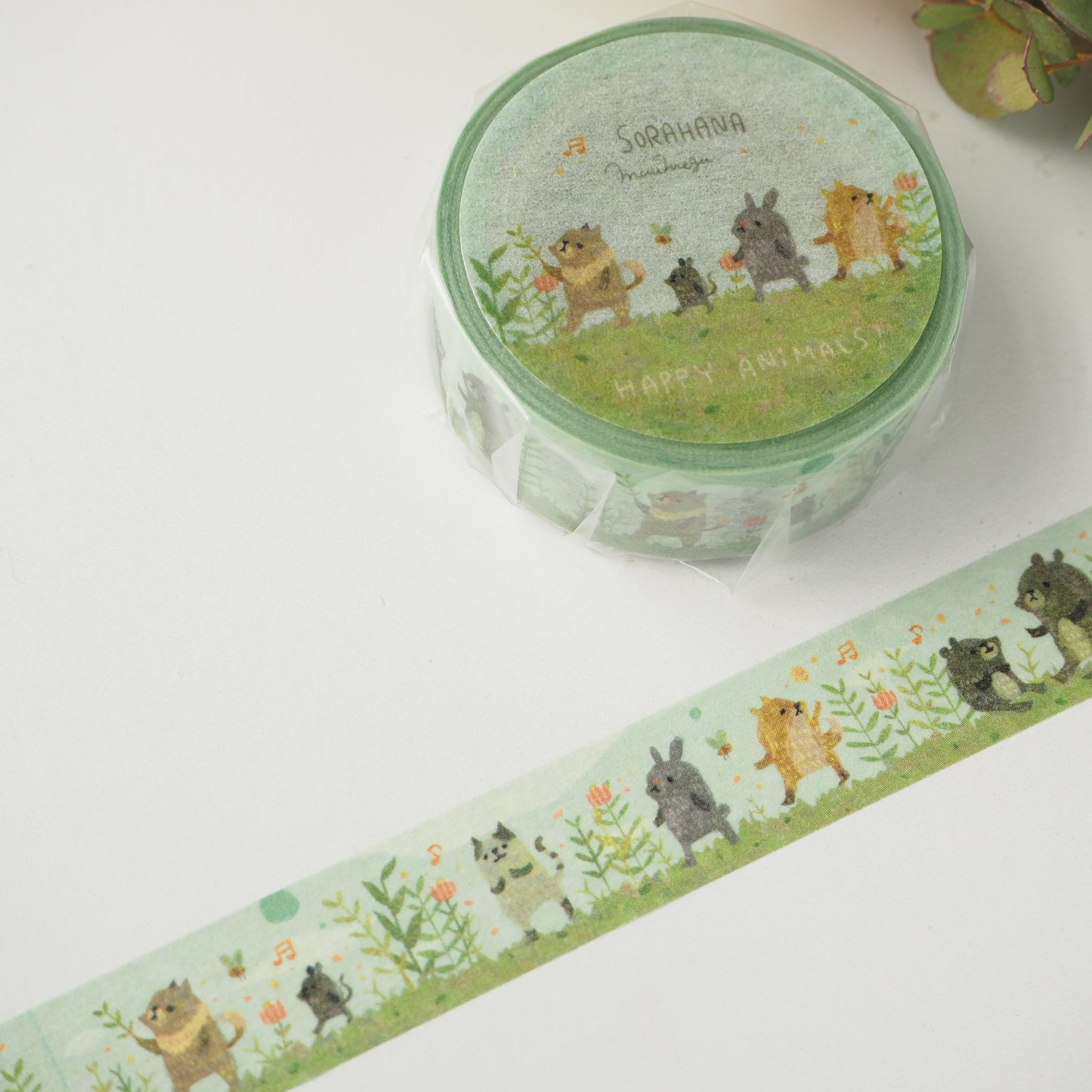Washi Tape - Happy Animals