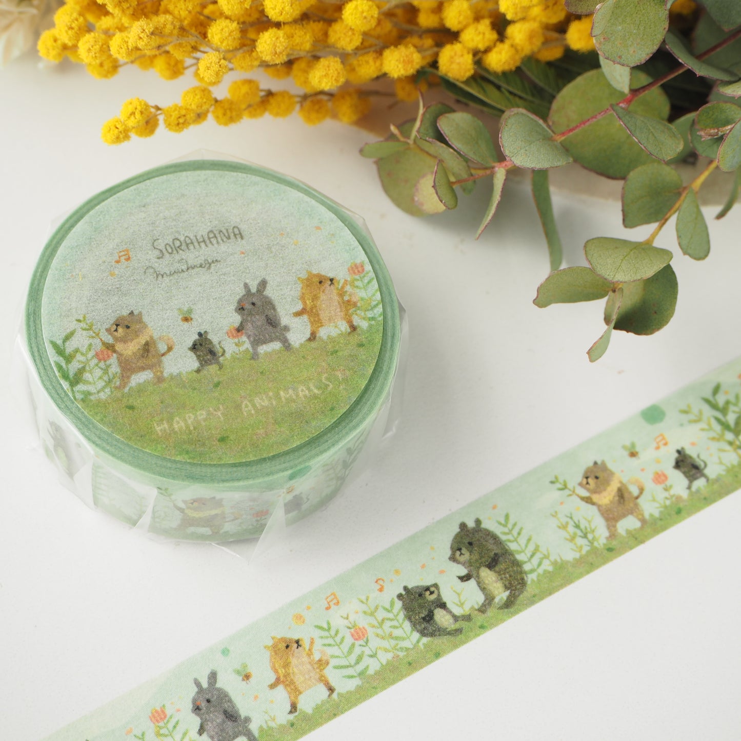 Washi Tape - Happy Animals