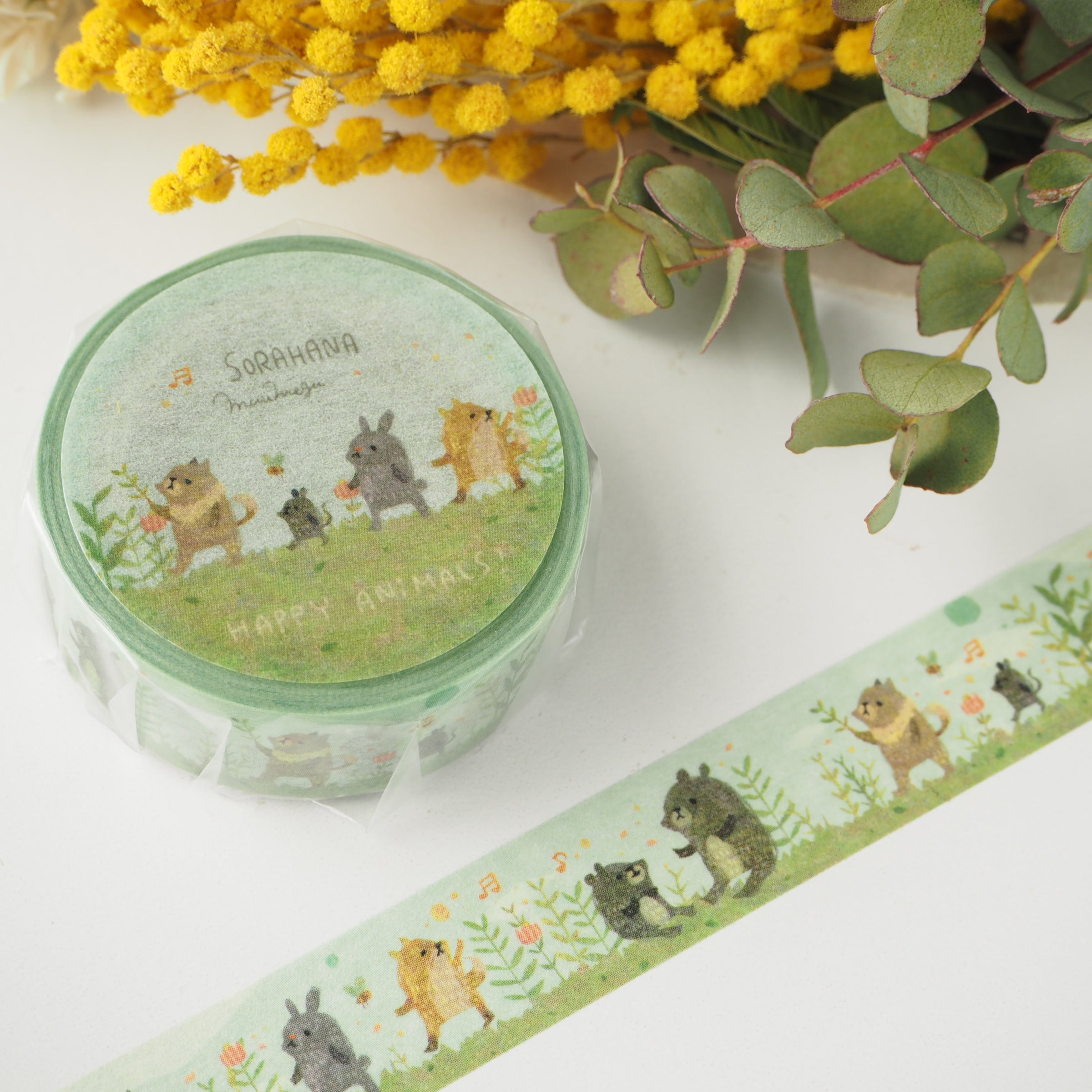 Washi Tape - Happy Animals