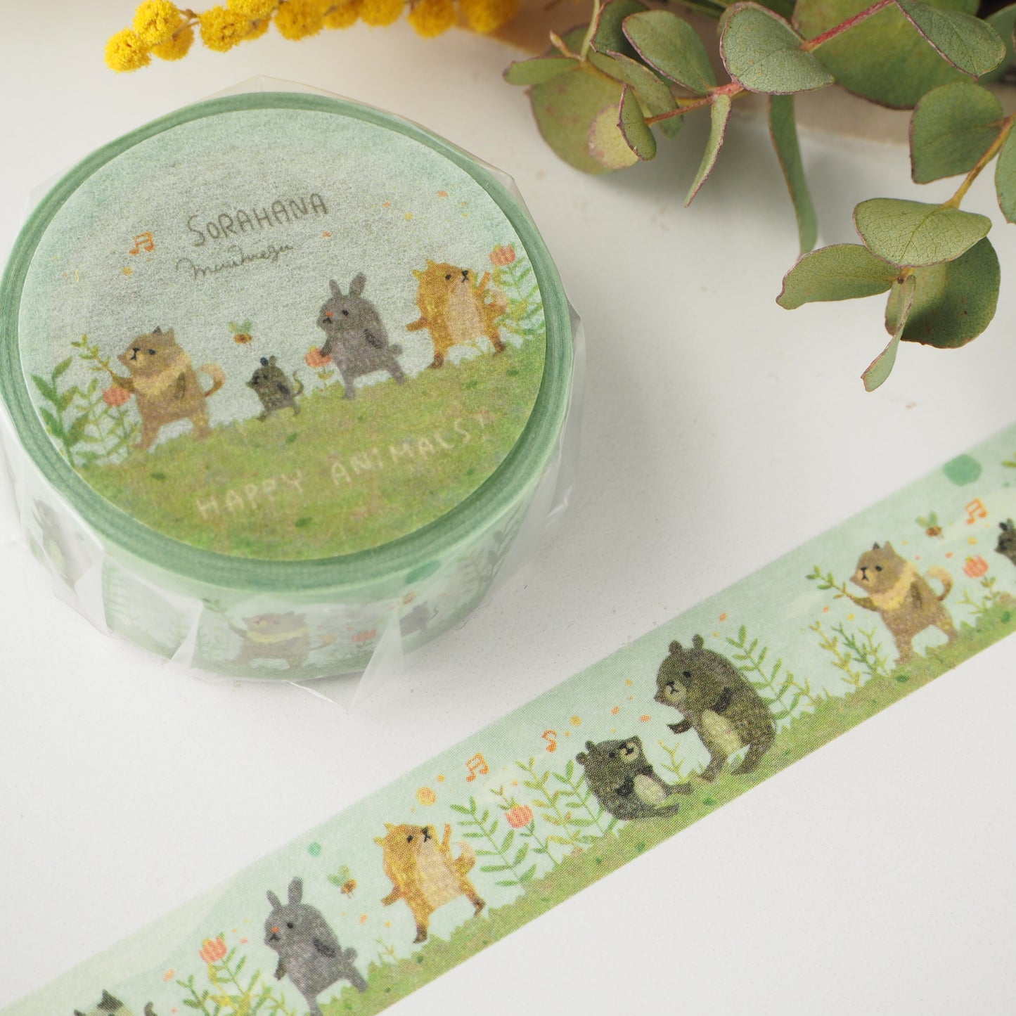 Washi Tape - Happy Animals