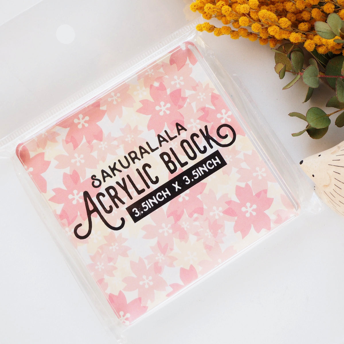 Sakuralala Acrylic Block - 3.5"x3.5"