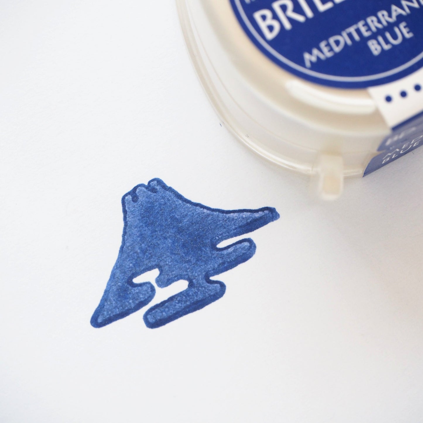 Brilliance Stamp Ink - Mediterranean Blue