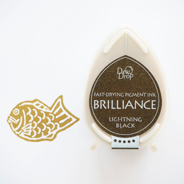 Brilliance Stamp Ink - Lightning Black