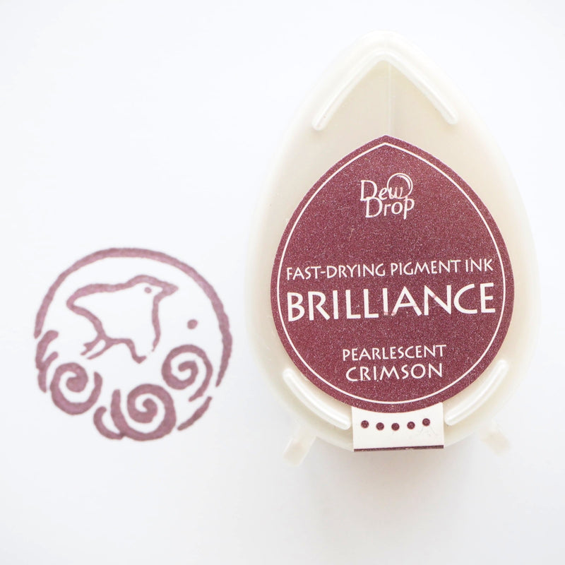 Brilliance Stamp Ink - Pearlescent Crimson