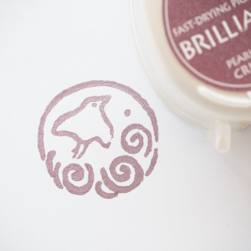 Brilliance Stamp Ink - Pearlescent Crimson
