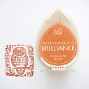Brilliance Stamp Ink - Pearlescent Rust