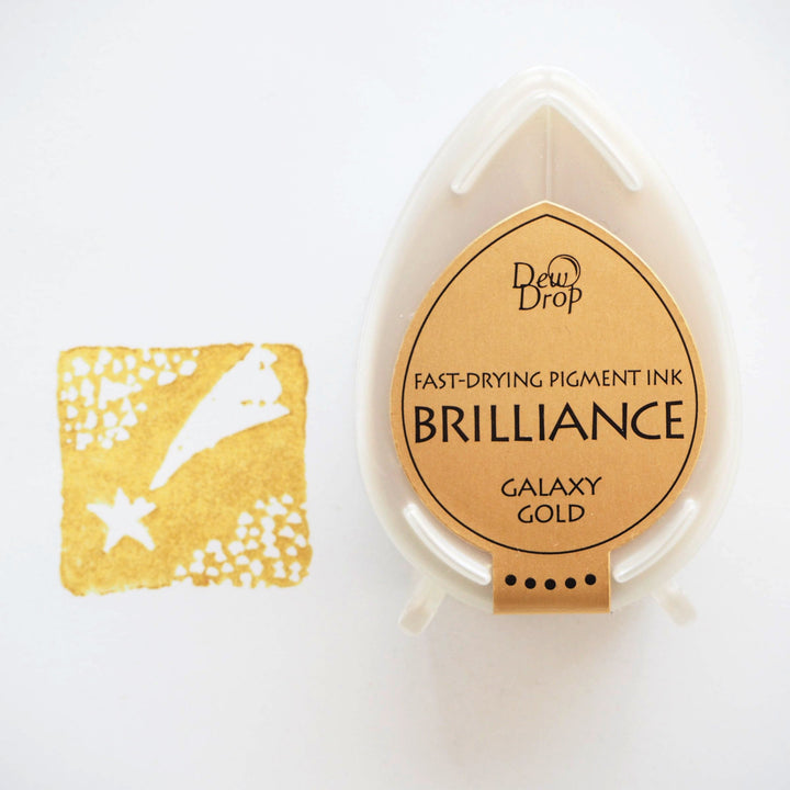 Brilliance Stamp Ink - Galaxy Gold
